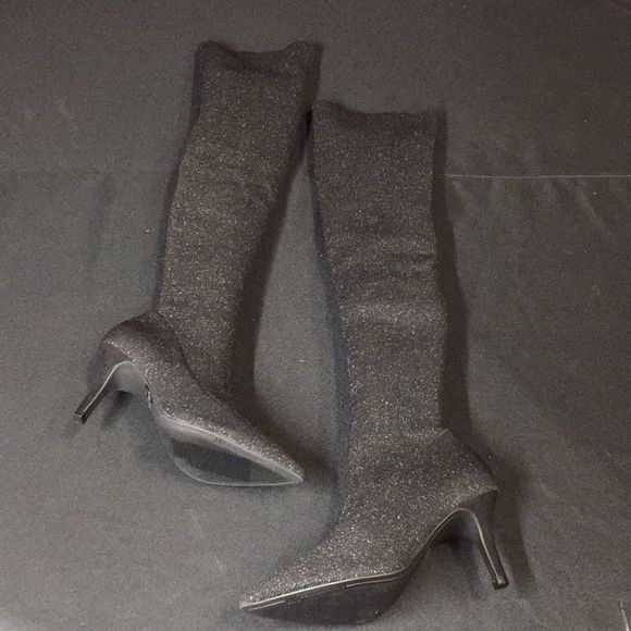 I.n.c.  Briella Sock Over-The-Knee Boots 5.5 - Picture 6 of 8